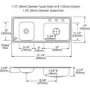 Elkay Lustrous Satin 17 x 20 in. Stainless Steel Single Bowl Drop-in Kitchen Sink in Brushed Satin 