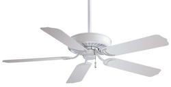 52 in. 5-Blade Ceiling Fan in White