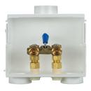 3-1/2 x 1/2 x 1/2 in. CPVC Dual Drain Outlet Box with Single Lever Cleanout