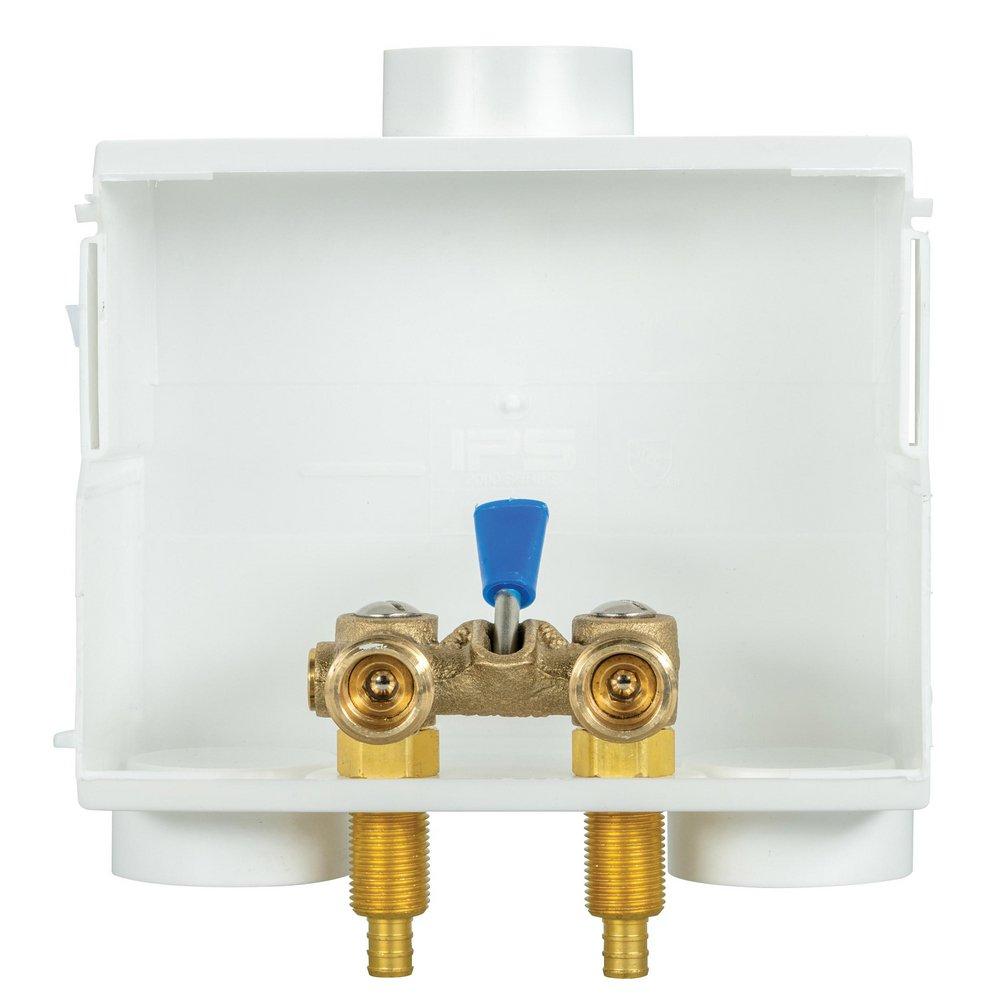 IPS Corporation White 8-3/8 in x 6-1/8 in x 3-3/4 in Washing Machine Supply Box 