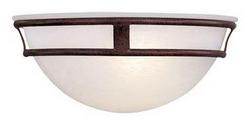 5-1/4 in. 100W 1-Light Wall Sconce in Antique Bronze
