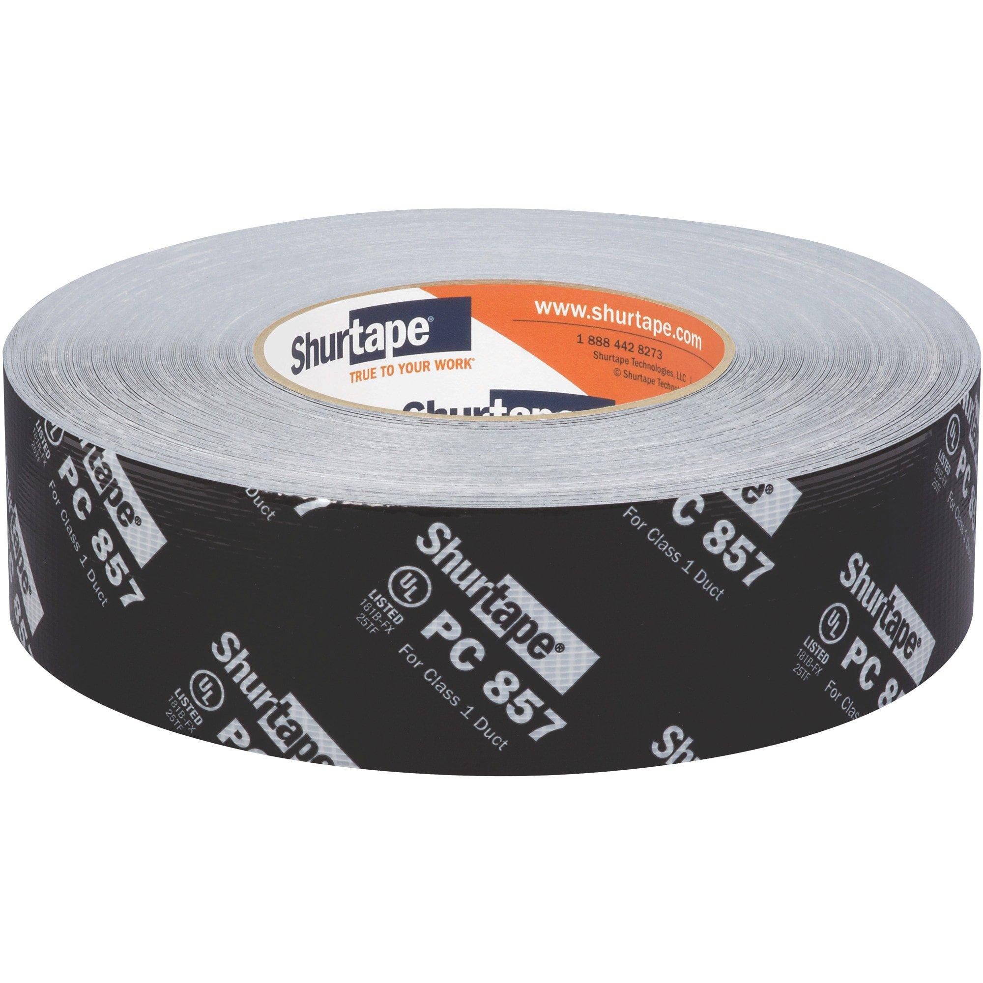 Shurtape Black 60 yd. Black UL 181B-FX Printed Cloth Duct Tape 