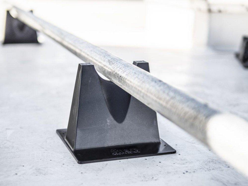 Miro Industries Black 7-3/4 in. Plastic Pipe Stand 