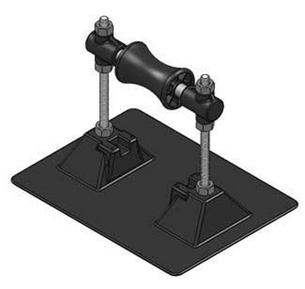 Miro Industries Black 7-3/4 in. Plastic Pipe Stand 