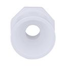 White PVC Schedule 40 Female Bushing 