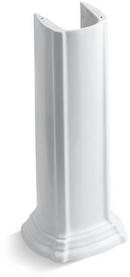 KOHLER White Pedestal Sink Base 