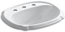 KOHLER White Drop-in Basin 