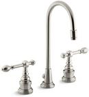 1.2 gpm Double Lever Handle Lavatory Faucet in Vibrant Brushed Nickel