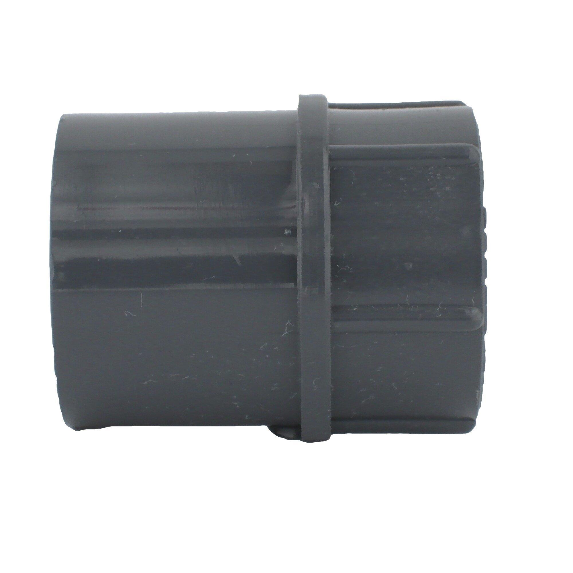 Dark Grey Socket Weld x FNPT PVC Adapter 