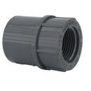 Dark Grey PVC Schedule 80 Female Adapter 