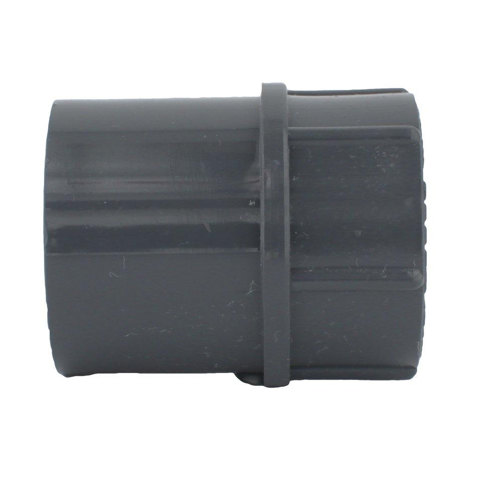 Dark Grey PVC Schedule 80 Female Adapter 