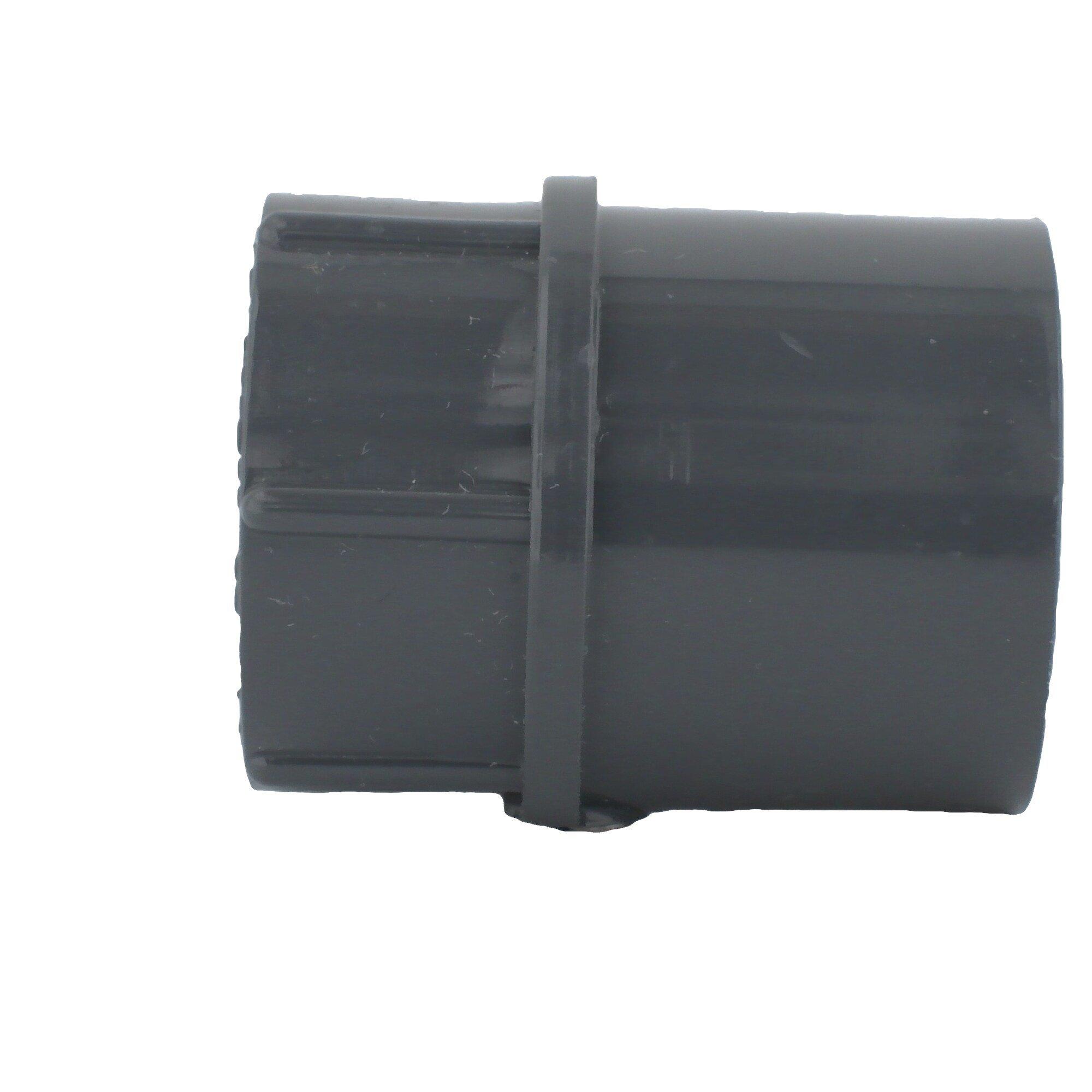 Dark Grey Socket Weld x FNPT PVC Adapter 