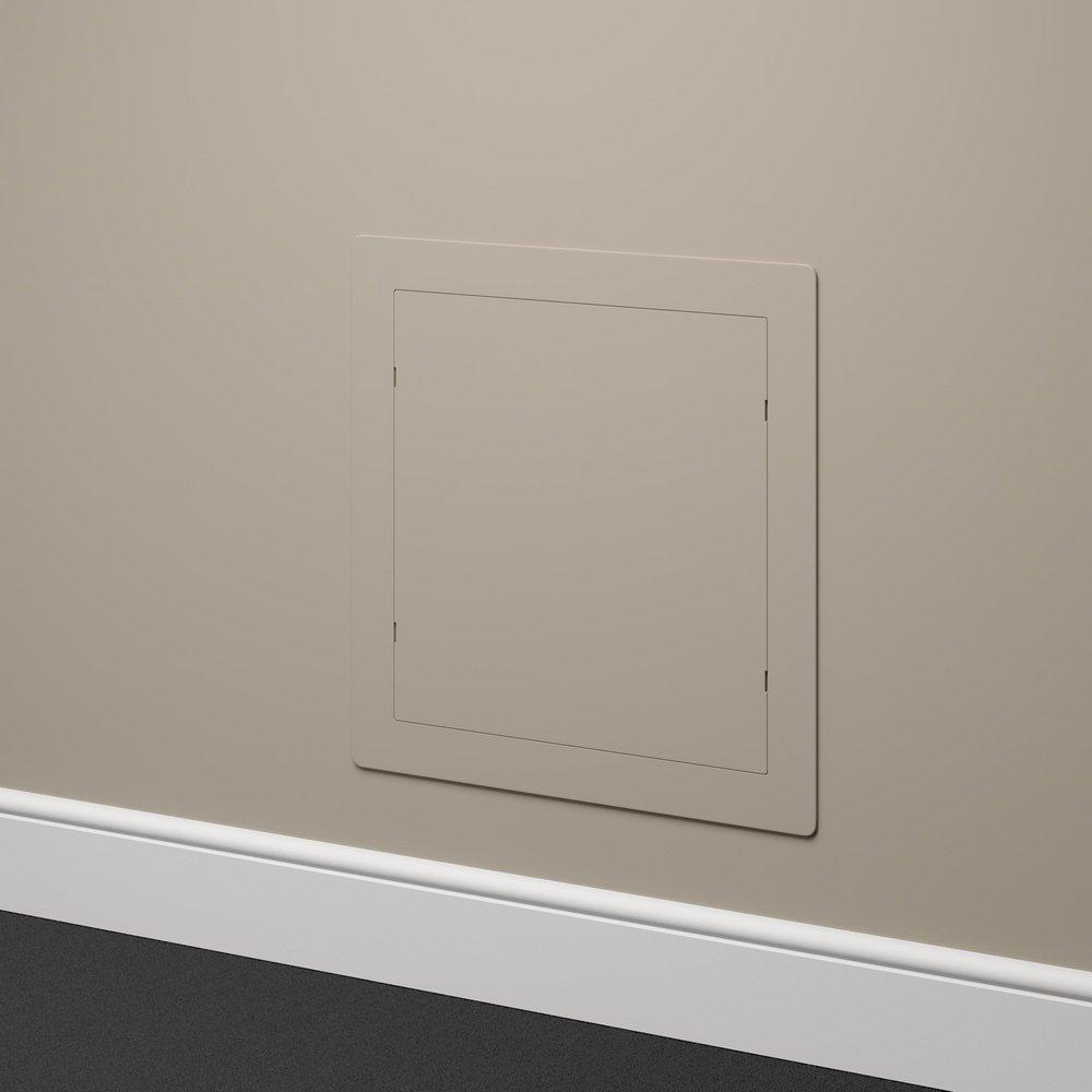 Jones Stephens White 14 in. Snap-Ease ABS Access Panel 