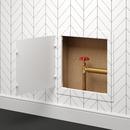 Jones Stephens White 14 in. Snap-Ease ABS Access Panel 