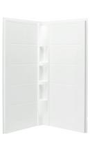 39 x 74-1/8 in. Shower Wall in White