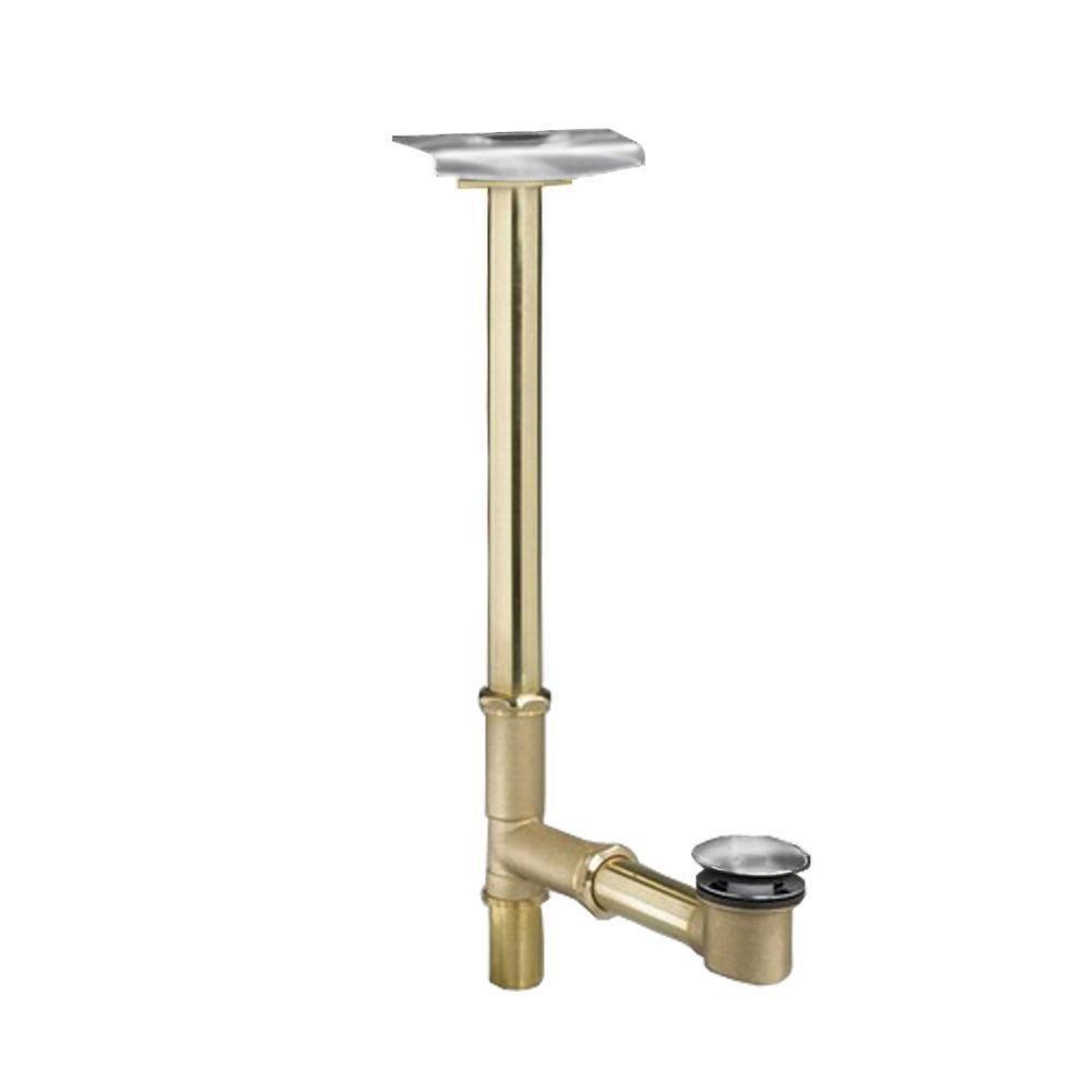 Brasstech Satin Nickel - PVD Plastic Toe-Tap Drain 