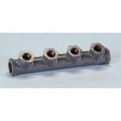 4 x 4 x 1/2 x 1/2 in. FIP Coated Manifold with Inlet