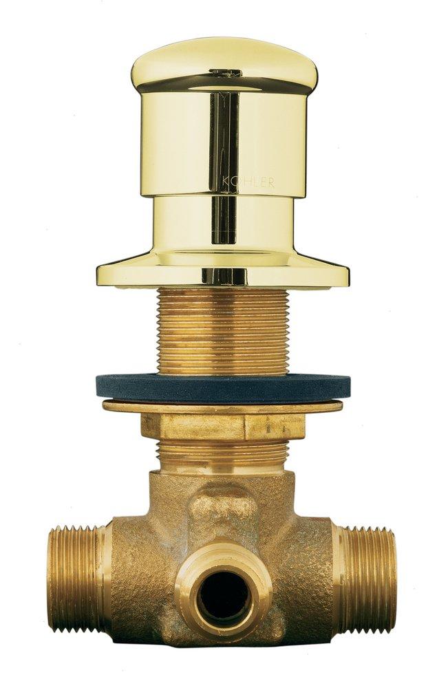 KOHLER Vibrant&reg; French Gold 1/2 x 3/4 in. Sweat and NPSM Threaded Tub & Shower Diverter Valve 