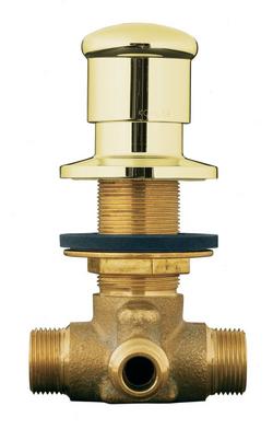 1/2 x 3/4 in. Sweat and NPSM Threaded Tub & Shower Diverter Valve in Vibrant&reg; French Gold