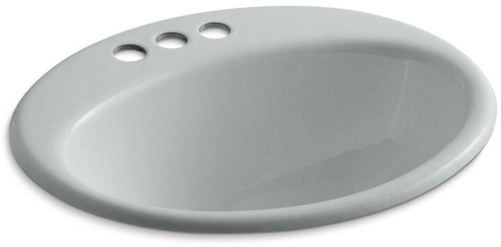 KOHLER Ice&trade; Grey Drop-in Basin 