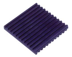 2 x 2 x 3/8 in. Equipment Pad Rubber