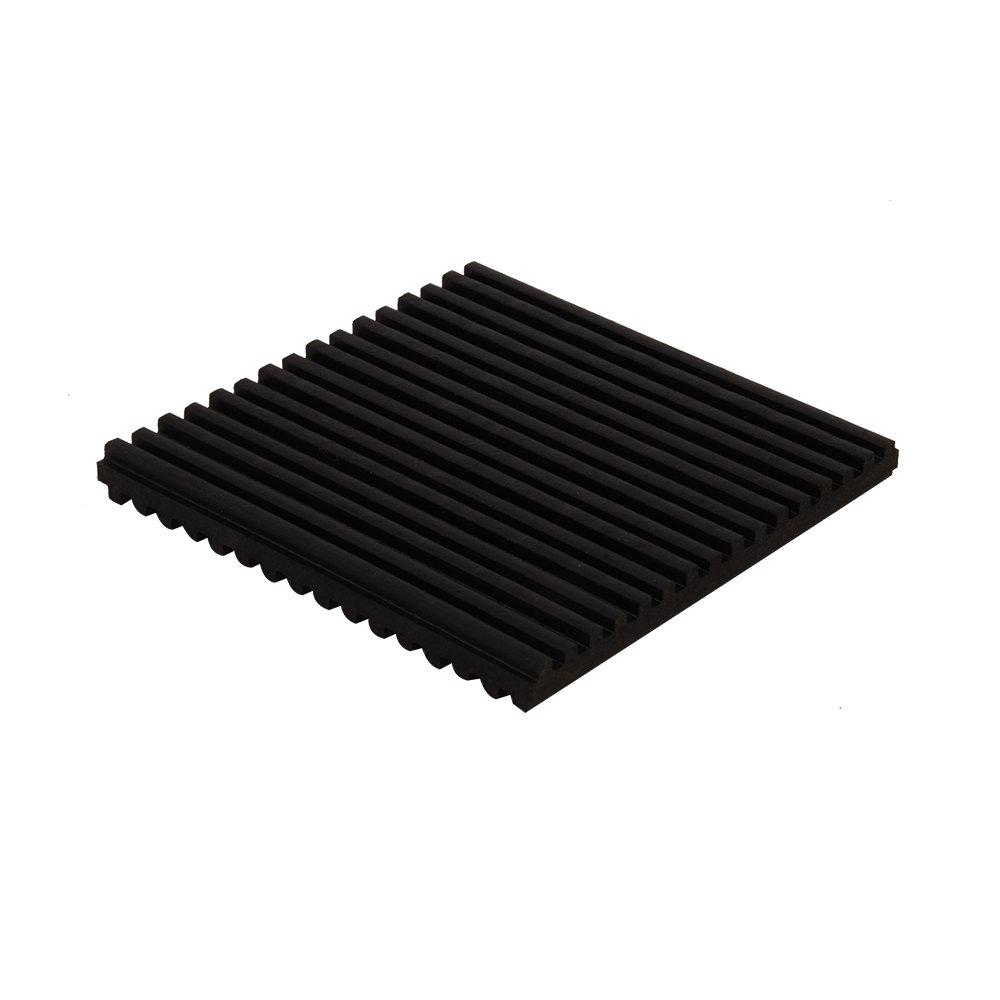 DiversiTech&reg; Black 6 x 3/8 in. Equipment Pad Rubber 