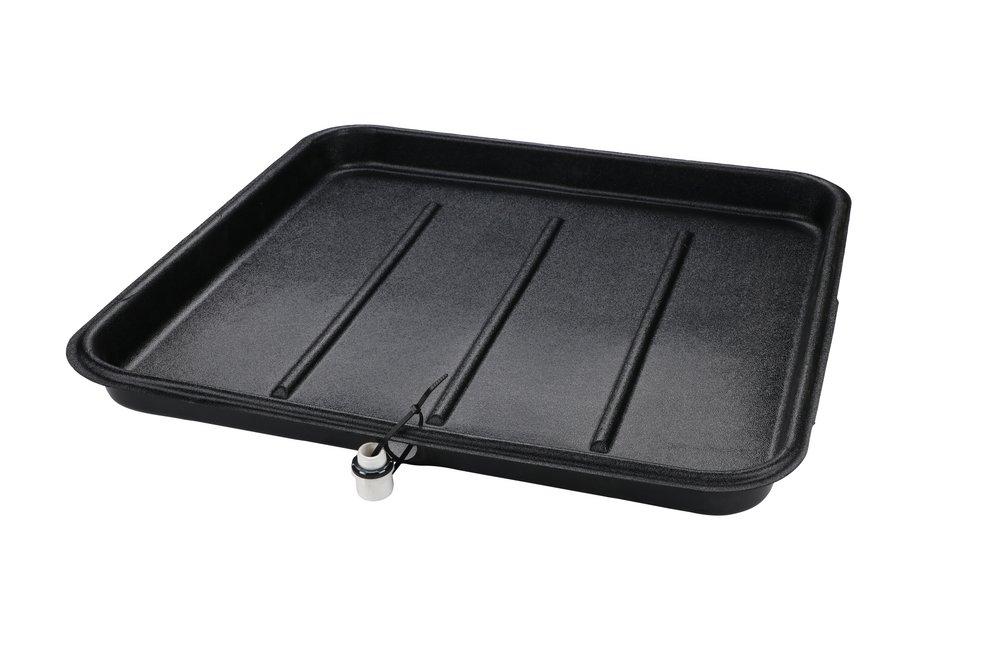 DiversiTech® Black 26 x 2 in. Condensate Drain Pan 