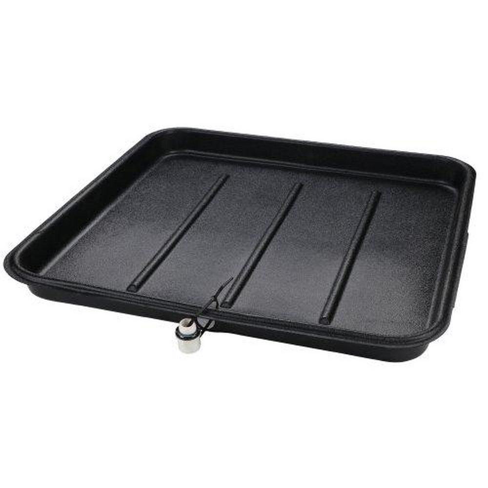 DiversiTech® Black 26 x 2 in. Condensate Drain Pan 