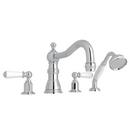 Perrin & Rowe Polished Chrome Two Handle Roman Tub Faucet 