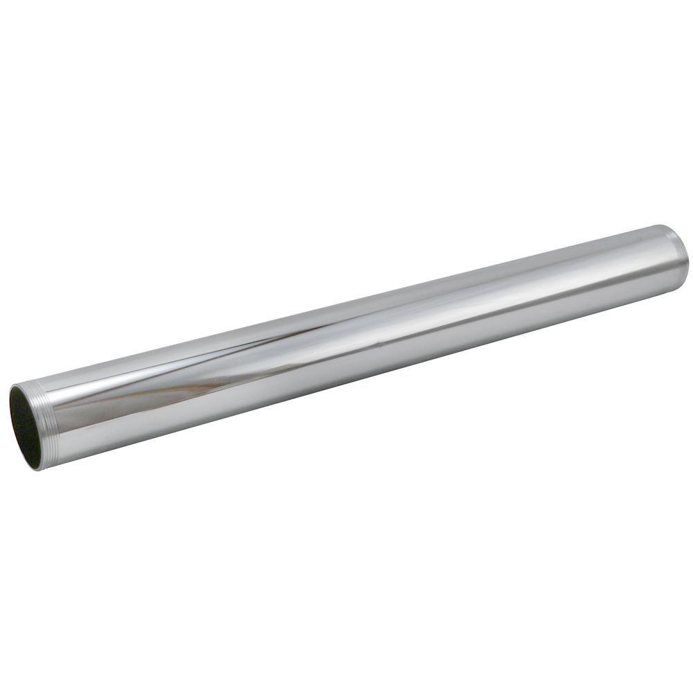 Dearborn Chrome 20 ga Threaded Extension Tube in Polished Chrome 