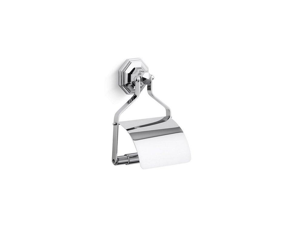 Kallista Nickel Silver Concealed Mount and Wall Mount Toilet Tissue Holder 