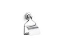 Concealed Mount and Wall Mount Toilet Tissue Holder in Nickel Silver