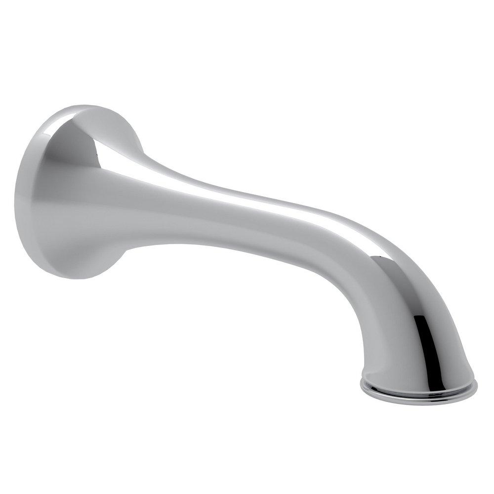 ROHL&reg; Polished Chrome Wall Mount Tub Spout with 7 in. Spout Reach 