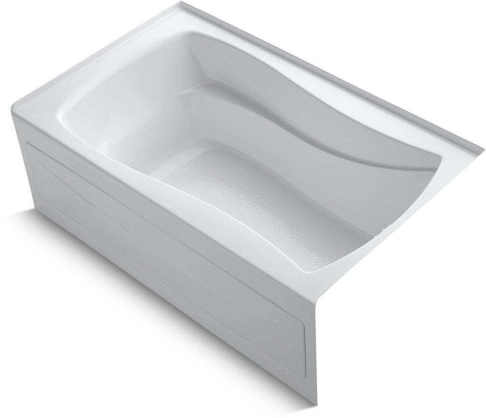 KOHLER White 60 x 36 in. Soaker Alcove Bathtub Right Drain 