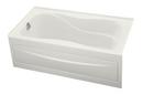 KOHLER White 60 x 32 in. Soaker Alcove Bathtub Left Drain 