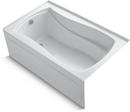 KOHLER White 60 x 36 in. Soaker Alcove Bathtub Left Drain 