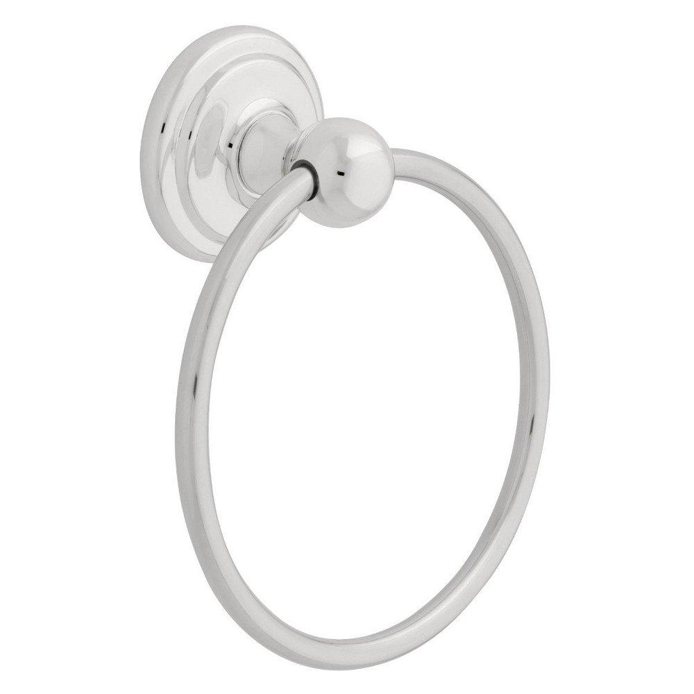 Liberty Hardware Polished Chrome Round Closed Towel Ring 