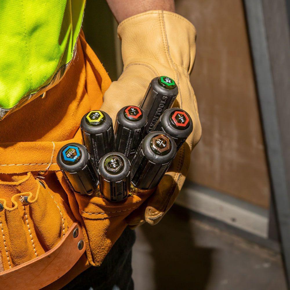 Klein Tools Cushion Grip Nut Driver Set (7-Piece) 