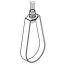 2 in. Plastic Coated Adjustable Swivel Ring Hanger