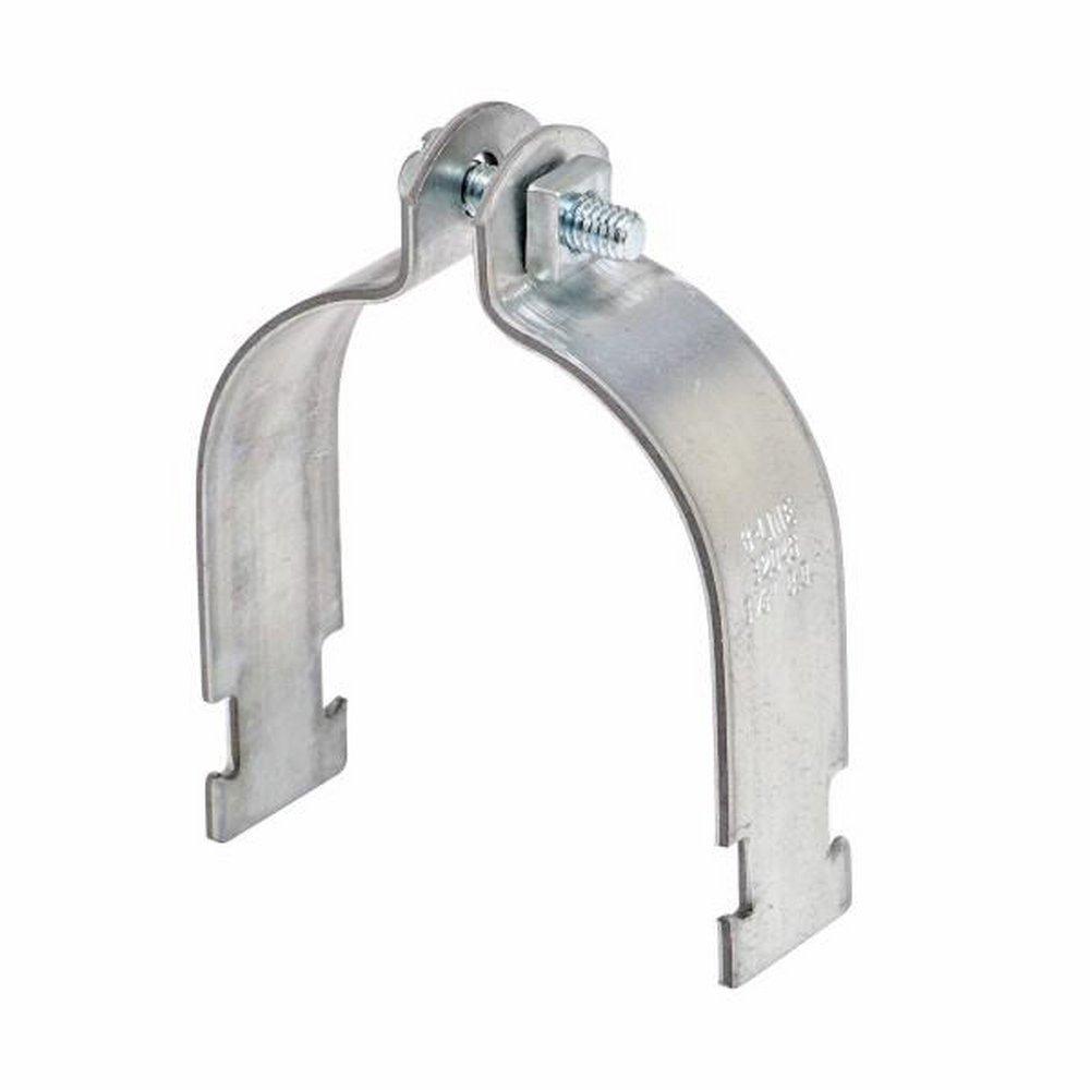 Eaton B-Line Series Zinc Electro Plated Zinc Steel Zinc Strut Pipe Clamp 