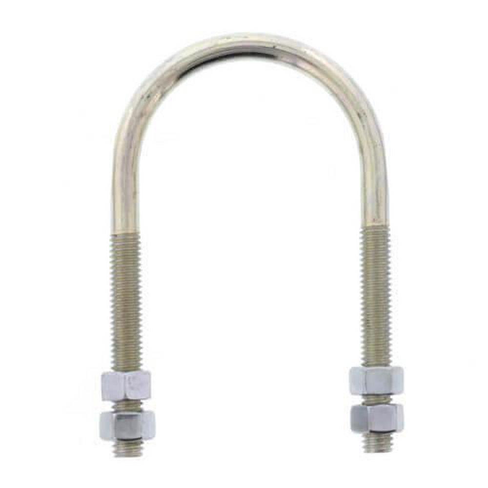 Eaton B-Line Series Standard Stainless Steel Plated U- Bolt with Hex Nut 