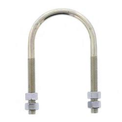 3/8 in. Plated Standard U- Bolt With Hex Nut