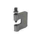 4 in. Plain Steel C Clamp with Locknut