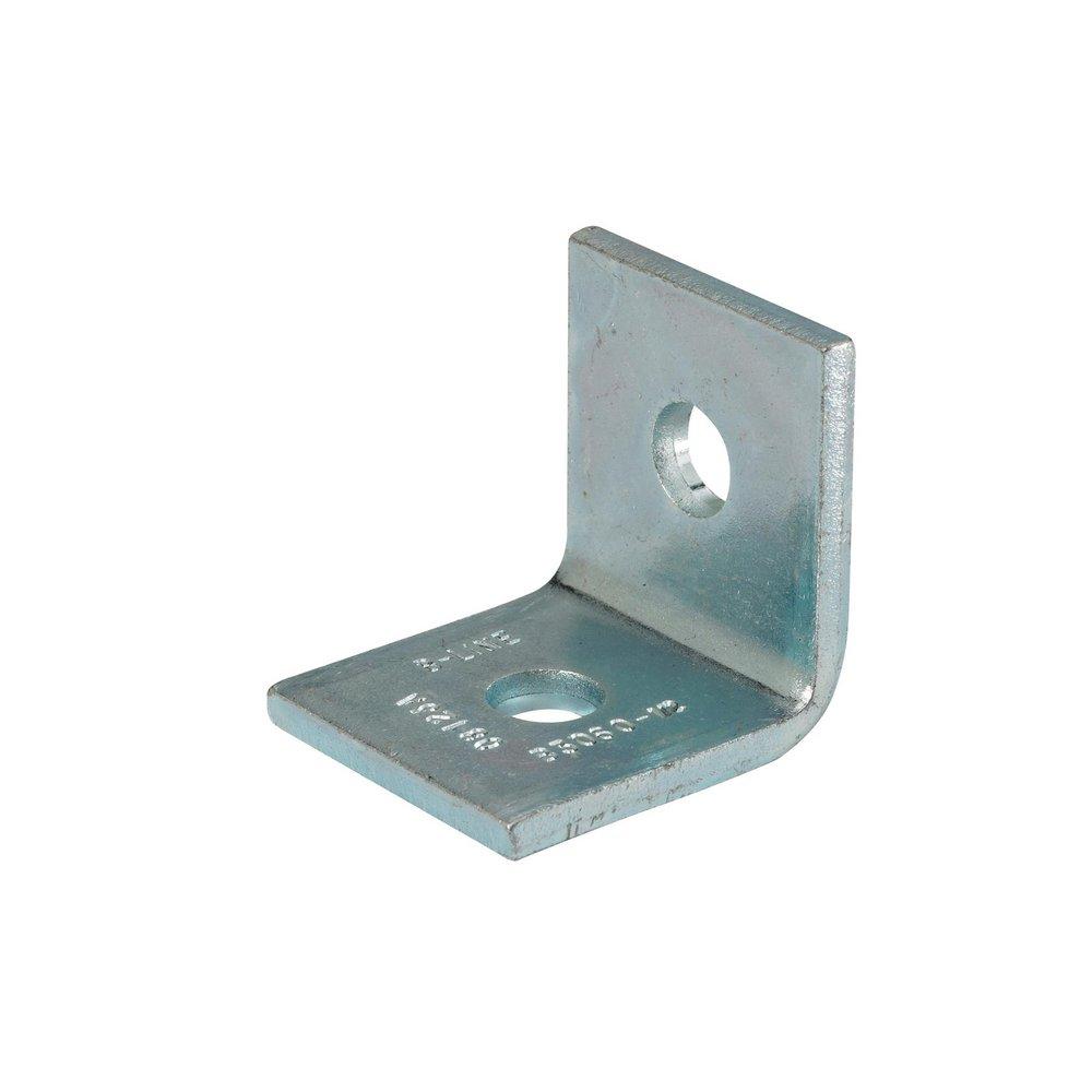 Eaton B-Line Series Black 2-3/16 x 2-3/16 in. Plain Steel Corner Bracket 