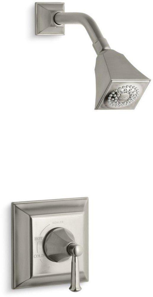 KOHLER Vibrant&reg; Brushed Nickel 2.5 gpm Bath and Shower Trim Kit with Single Lever Handle and Hand Shower 