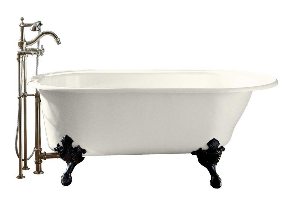 KOHLER Biscuit 66 x 36 in. Freestanding Bathtub 