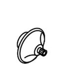 KOHLER Brushed Nickel Handle Base 