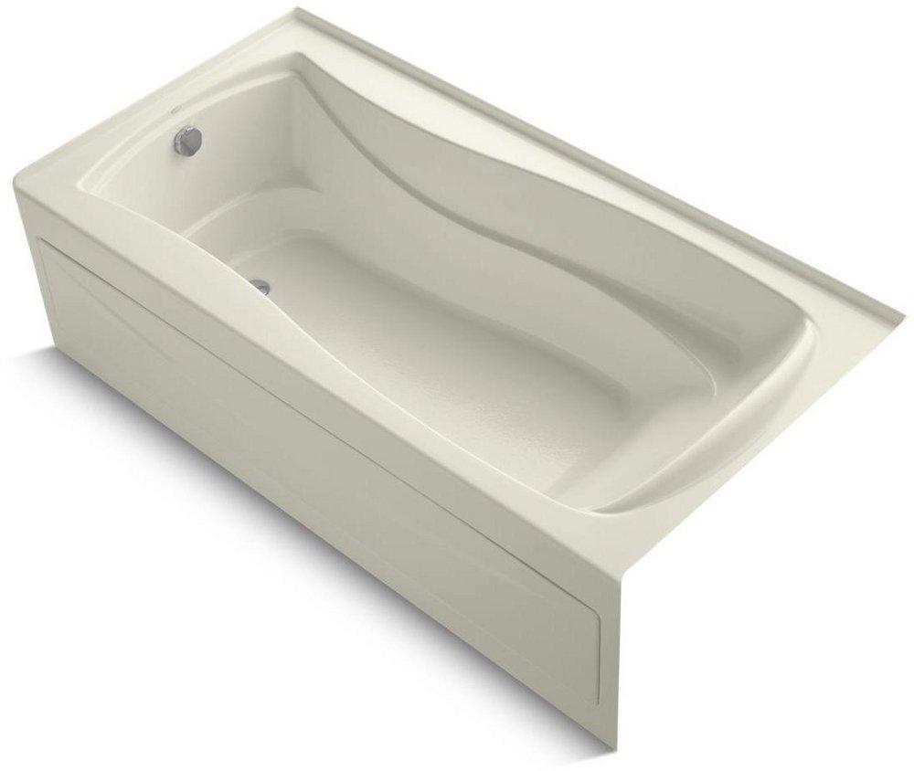 KOHLER Biscuit 72 x 36 in. Soaker Alcove Bathtub Left Drain 