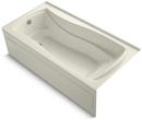 KOHLER Biscuit 72 x 36 in. Soaker Alcove Bathtub Left Drain 