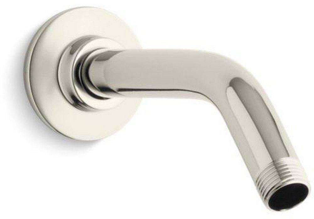 KOHLER Vibrant Polished Nickel 7-1/2 in. Wall Mount Shower Arm and Flange 
